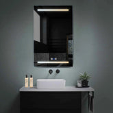LED Spiegel Vertikal | Touch-Schalter | Anti-Beschlag-Funktion | Einstellbare Farbtemperatur - Reyze Seria Salono Model 4