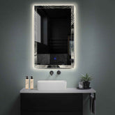 LED Spiegel Vertikal | Touch-Schalter | Neutralweißes Licht - Reyze Seria Simetria Model 8