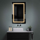 LED Spiegel Vertikal | Wandschalter-Steuerung | Warmweißes Licht - Reyze Seria Salono Model 1