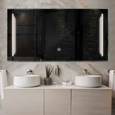 LED Spiegel Rechteckig | Touch-Schalter | Neutralweißes Licht - Reyze Seria Salono Model 8