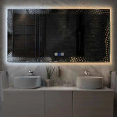 LED Spiegel Rechteckig | Touch-Schalter | Anti-Beschlag-Funktion | Einstellbare Farbtemperatur - Reyze Seria Simetria Model 8