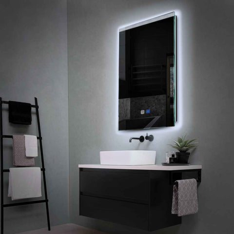 LED Spiegel Vertikal | Touch-Schalter | Anti-Beschlag-Funktion | Kaltweißes Licht - Reyze Seria Edge Model 5