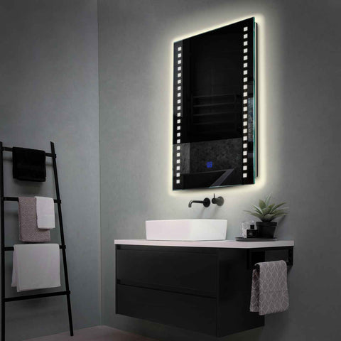 LED Spiegel Vertikal | Touch-Schalter | Neutralweißes Licht - Reyze Seria Minimal Model 6