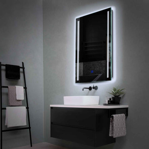 LED Spiegel Vertikal | Touch-Schalter | Kaltweißes Licht - Reyze Seria Minimal Model 7