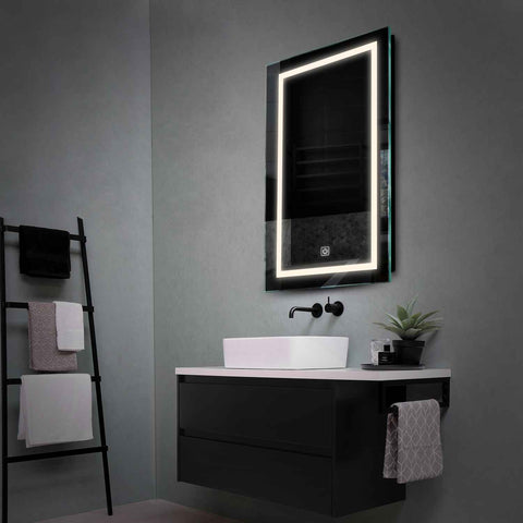 LED Spiegel Vertikal | Touch-Schalter | Neutralweißes Licht - Reyze Seria Salono Model 1