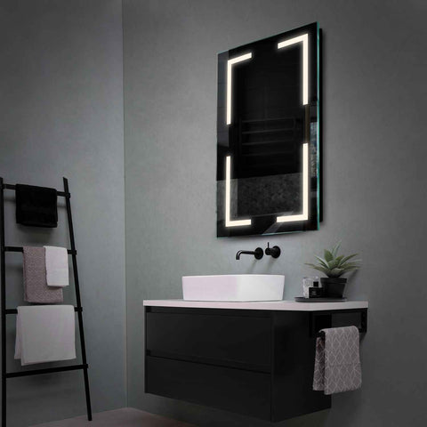 LED Spiegel Vertikal | Wandschalter-Steuerung | Neutralweißes Licht - Reyze Seria Salono Model 2