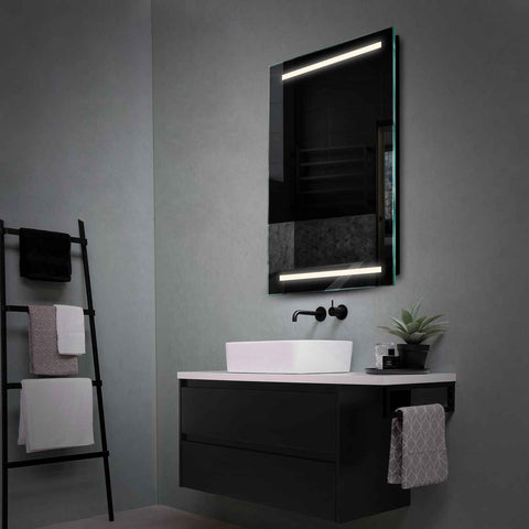 LED Spiegel Vertikal | Wandschalter-Steuerung | Neutralweißes Licht - Reyze Seria Salono Model 4