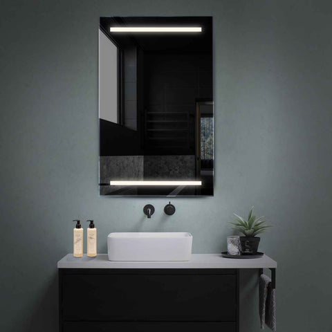 LED Spiegel Vertikal | Wandschalter-Steuerung | Neutralweißes Licht - Reyze Seria Salono Model 4