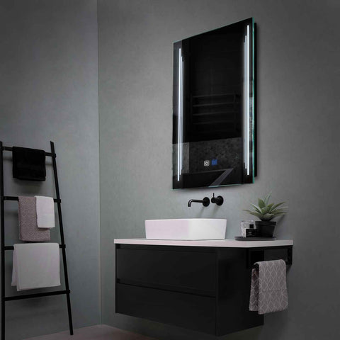 LED Spiegel Vertikal | Touch-Schalter | Anti-Beschlag-Funktion | Kaltweißes Licht - Reyze Seria Salono Model 8