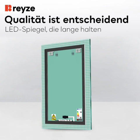 LED Spiegel Vertikal | Touch-Schalter | Neutralweißes Licht - Reyze Seria Official Model 6