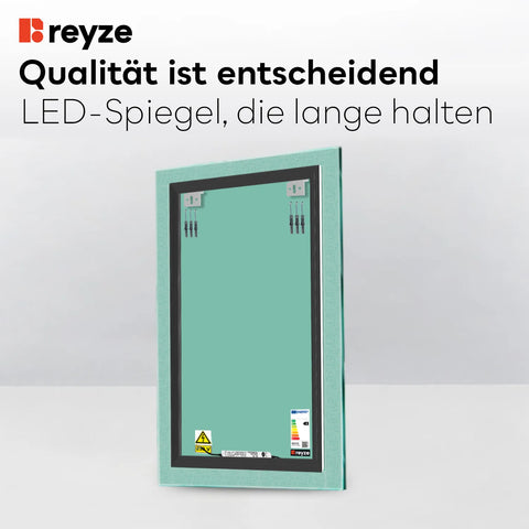 LED Spiegel Vertikal | Wandschalter-Steuerung | Kaltweißes Licht - Reyze Seria Simetria Model 6