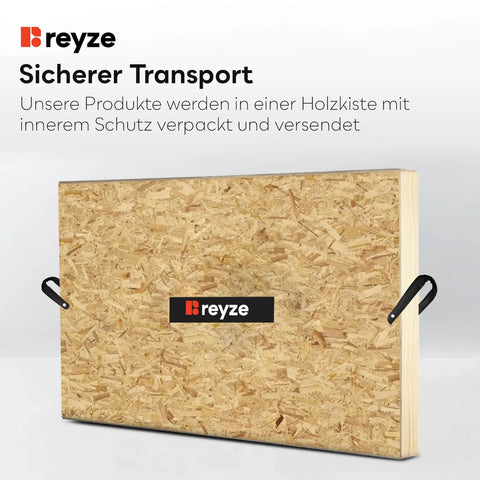 LED Spiegel Rund | Wandschalter-Steuerung | Warmweißes Licht - Reyze Seria Good Vibes Model 2